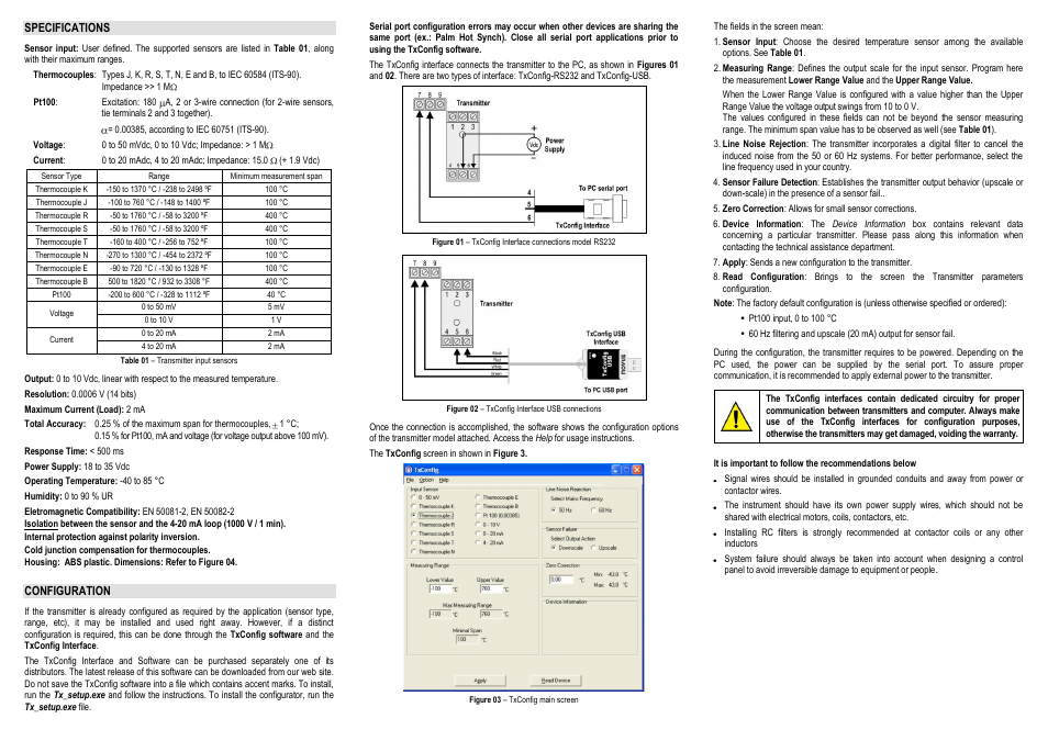 NOVUS TxIsoRail0 - 10Vdc User Manual | Page 2 / 2