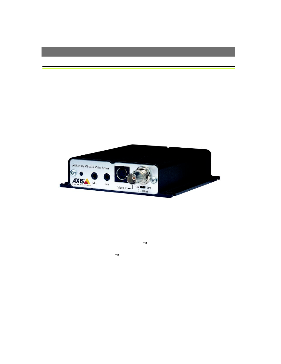 Introduction, Features and benefits | Axis Communications 250S User Manual | Page 5 / 57