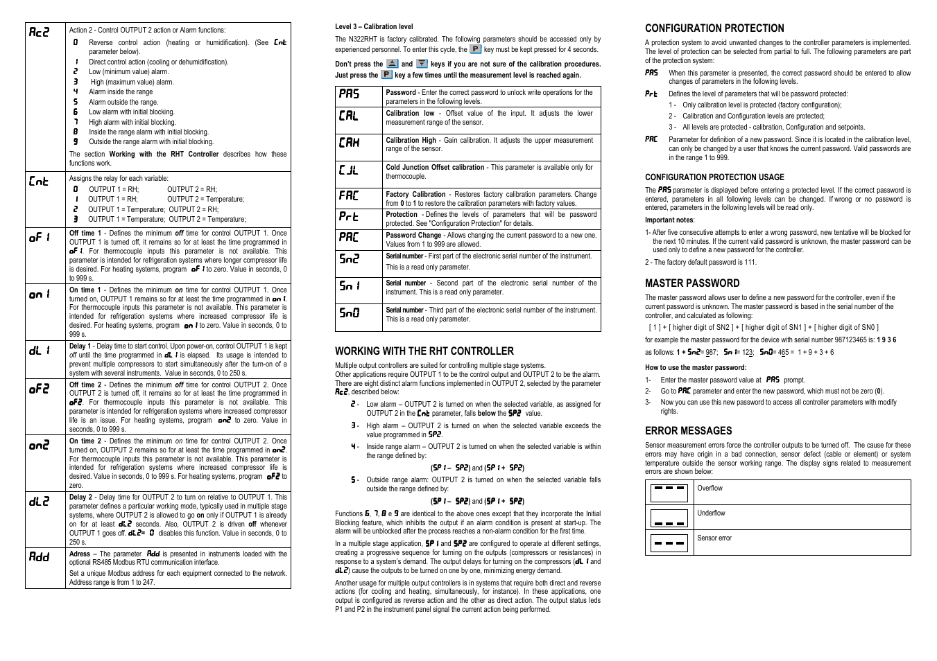 NOVUS N322RHT User Manual | Page 2 / 2