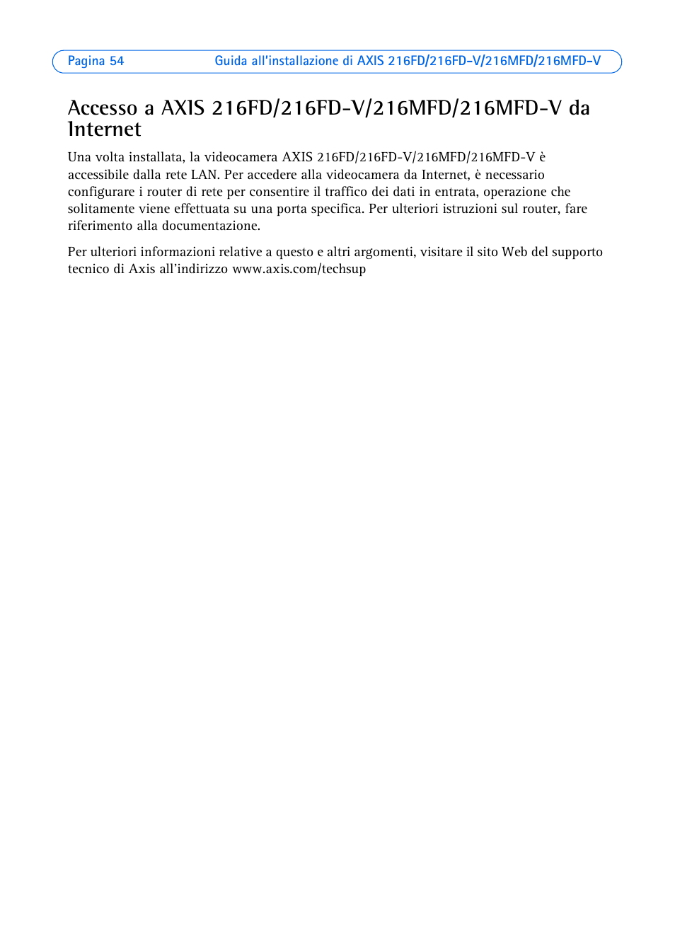 Axis Communications 216MFD User Manual | Page 54 / 74