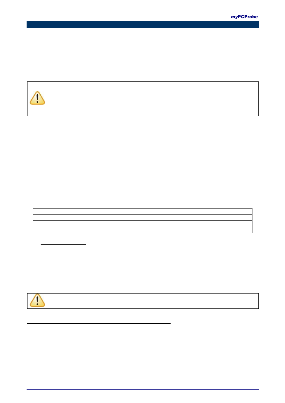 Appendix 1 – serial communication protocols | NOVUS myPCProbe User Manual | Page 10 / 11