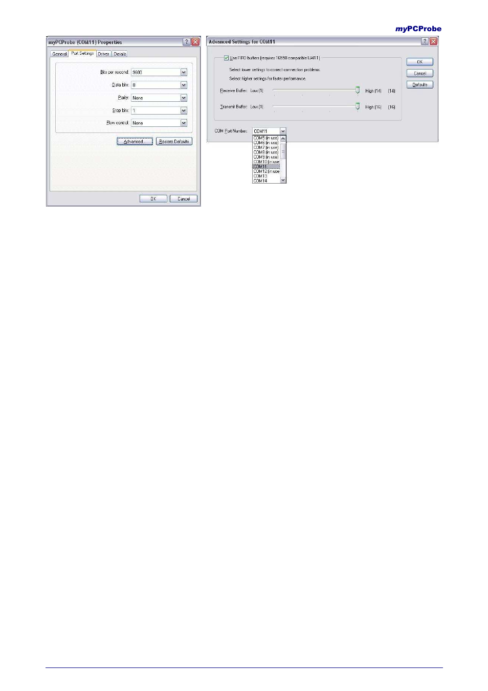 NOVUS myPCProbe User Manual | Page 9 / 11