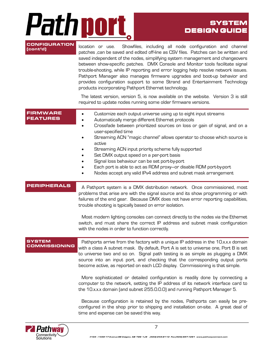 System | Pathway System Design/Layout Guide User Manual | Page 7 / 8