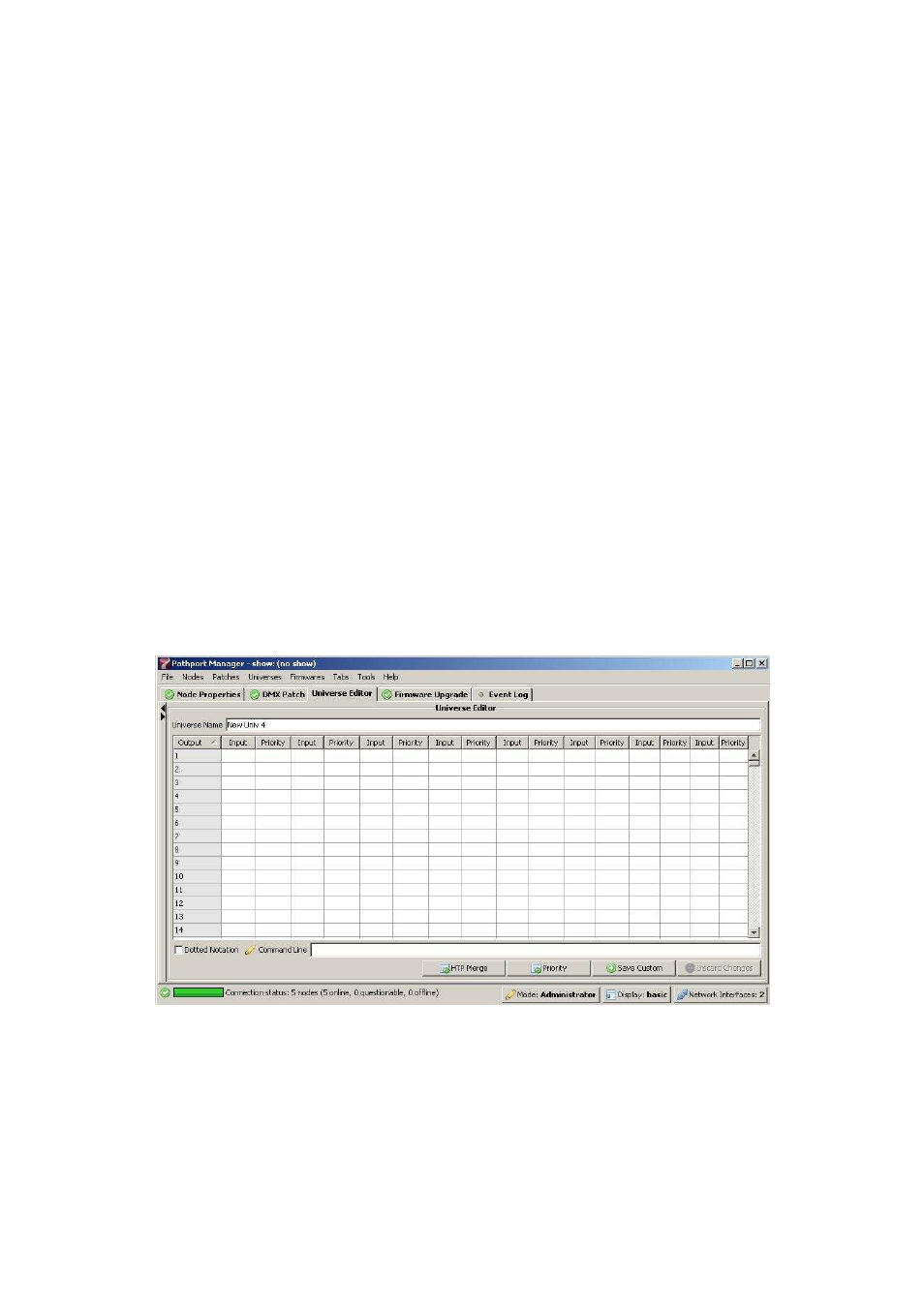 Advanced configuration | Pathway Pathport Manager 5 User Guide User Manual | Page 15 / 33