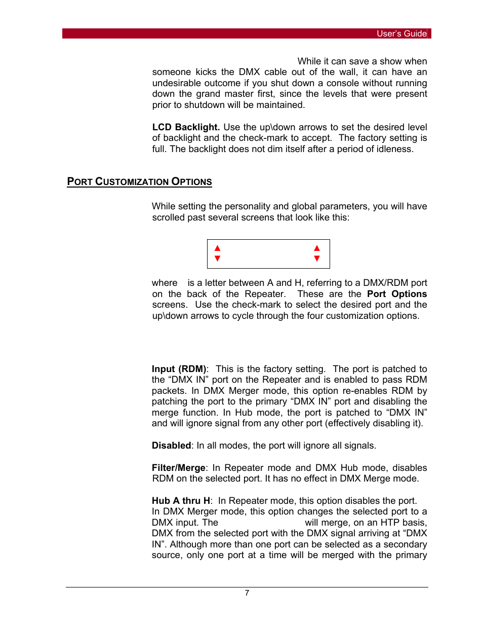 Pathway #910x DMX Repeater Pro for firmware up to 1.3.5 click here User Manual | Page 7 / 13