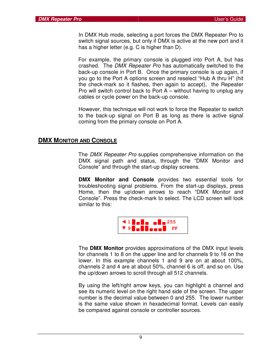 Pathway #910x DMX Repeater Pro for firmware of 1.4.0 or higher, click here User Manual | Page 9 / 15