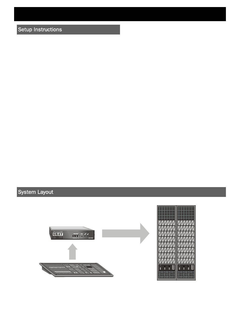 Dmx decoder user guide, Setup instructions, System layout | Pathway DMX Decoder - # 8721/8741 User Manual | Page 2 / 4