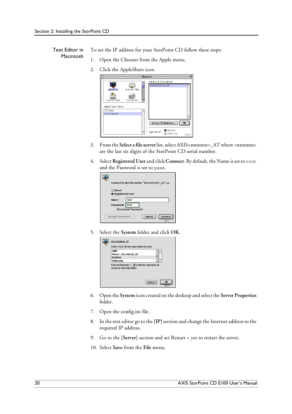 Axis Communications CD E100 User Manual | Page 20 / 163
