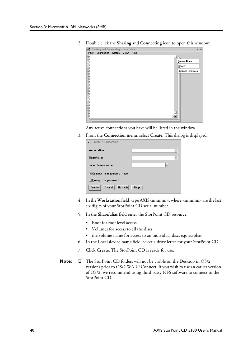 Axis Communications CD E100 User Manual | Page 40 / 163
