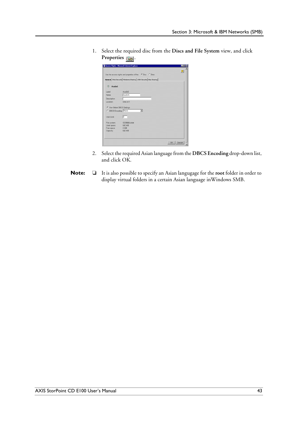 Axis Communications CD E100 User Manual | Page 43 / 163
