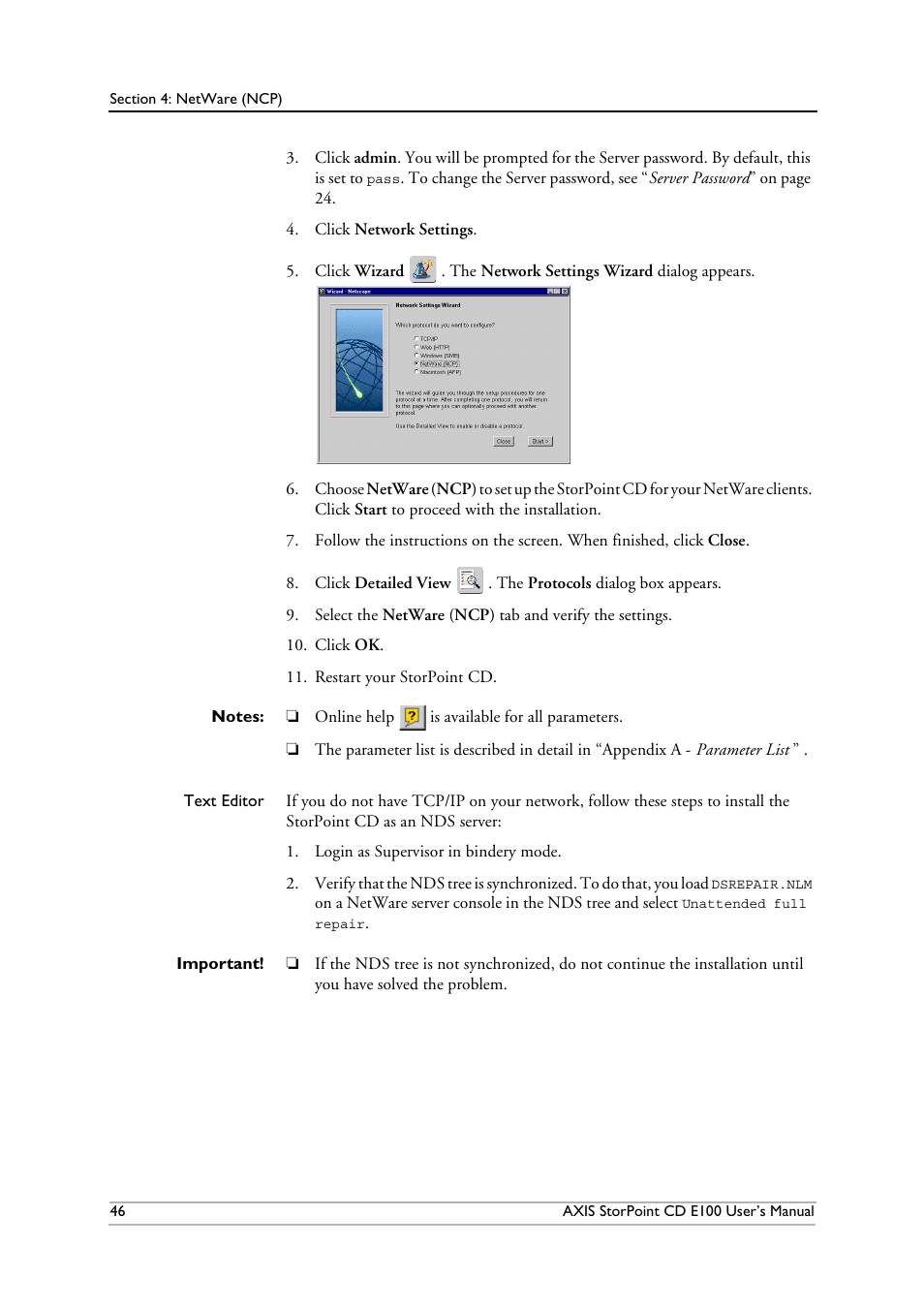 Axis Communications CD E100 User Manual | Page 46 / 163