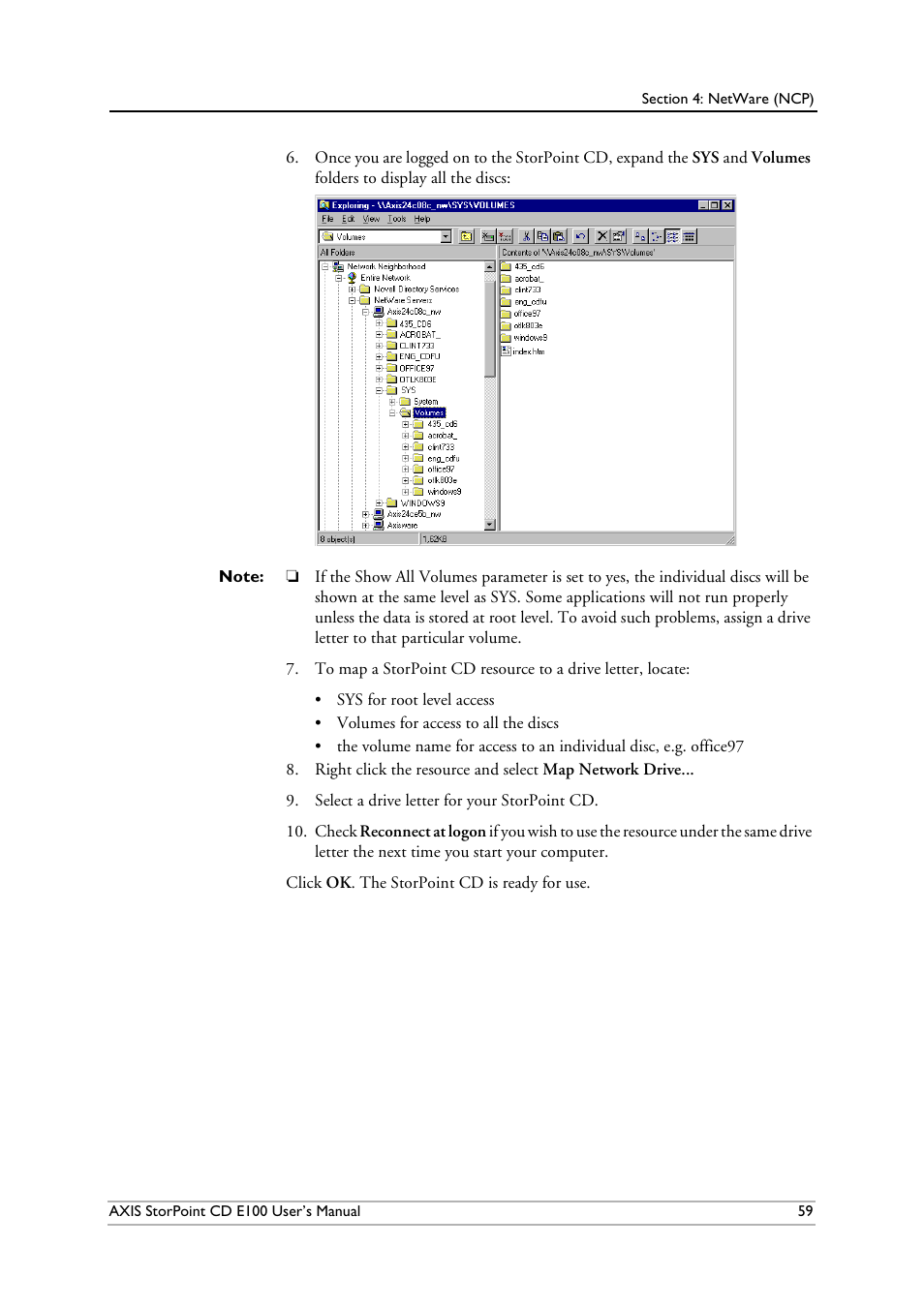 Axis Communications CD E100 User Manual | Page 59 / 163