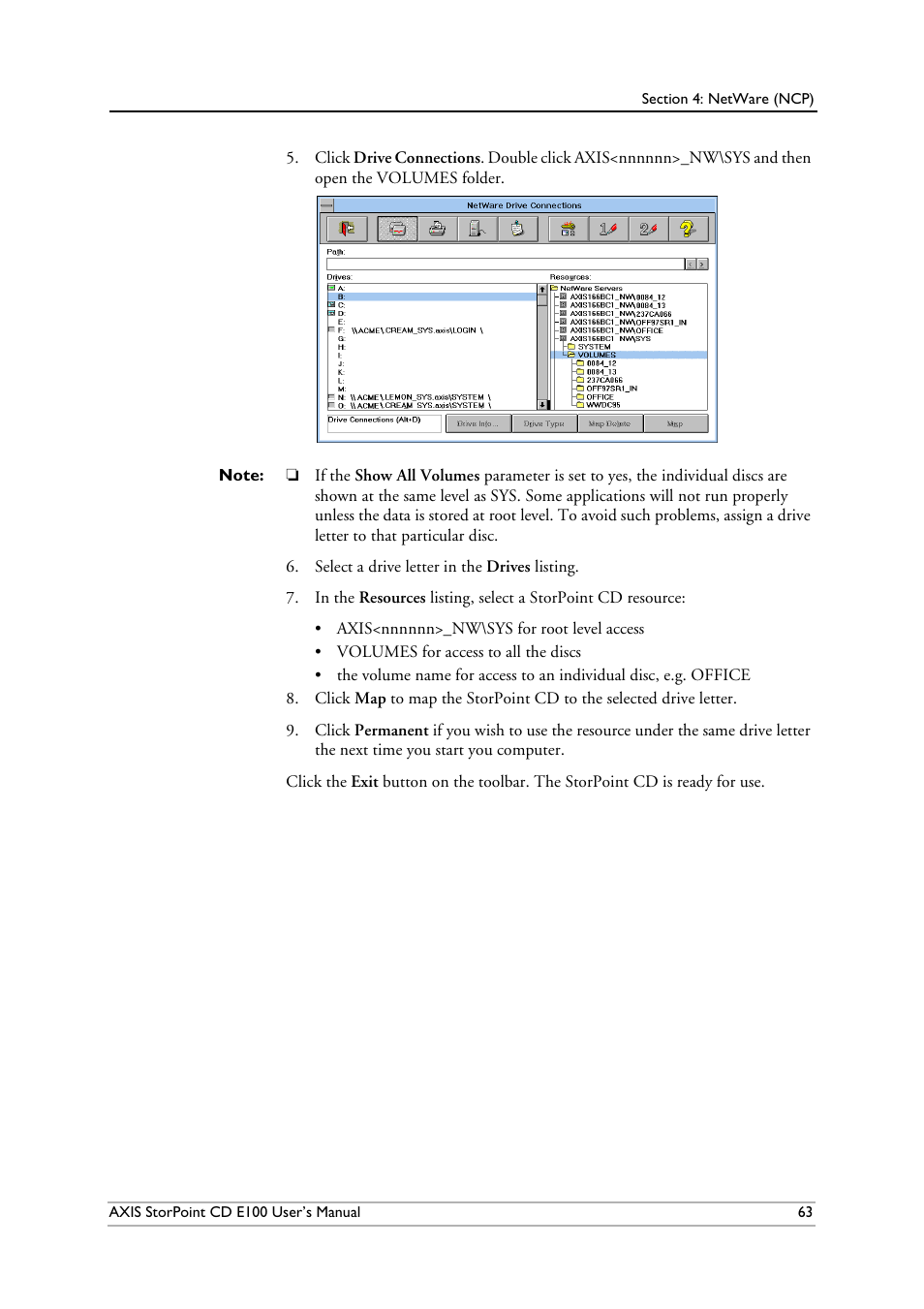 Axis Communications CD E100 User Manual | Page 63 / 163