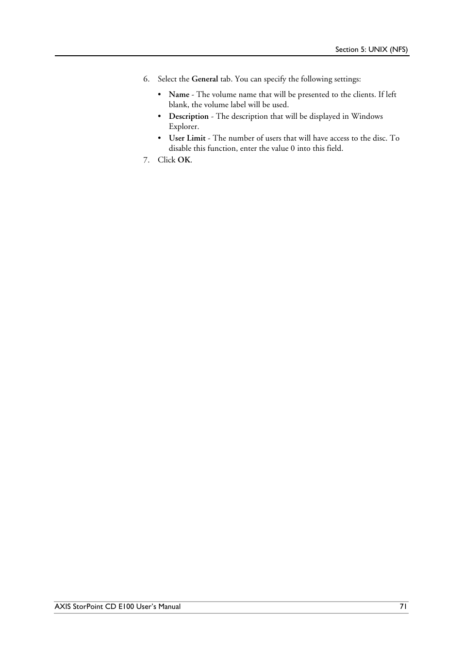 Axis Communications CD E100 User Manual | Page 71 / 163
