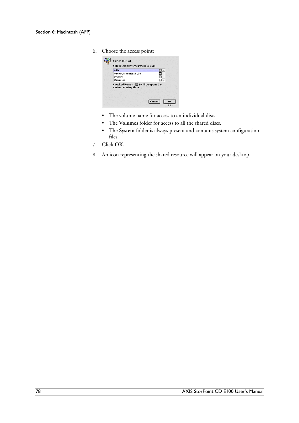 Axis Communications CD E100 User Manual | Page 78 / 163