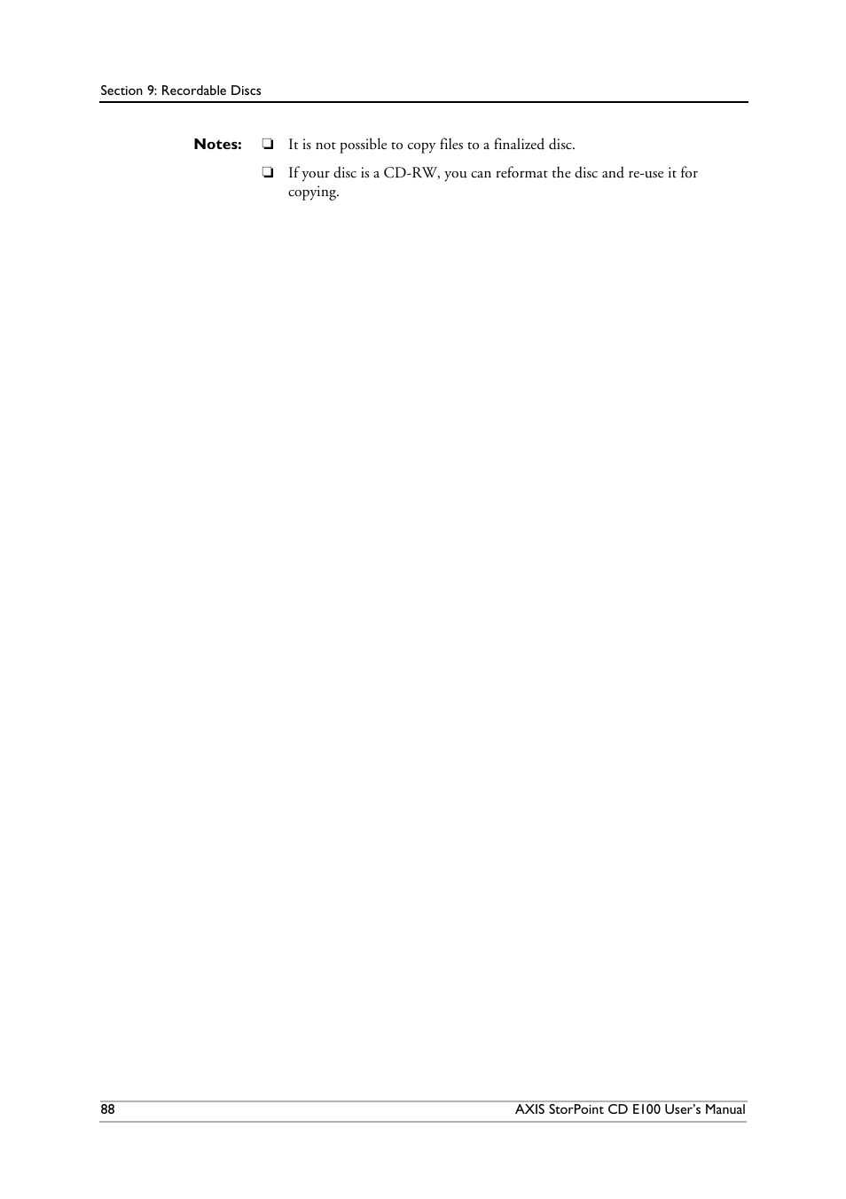 Axis Communications CD E100 User Manual | Page 88 / 163