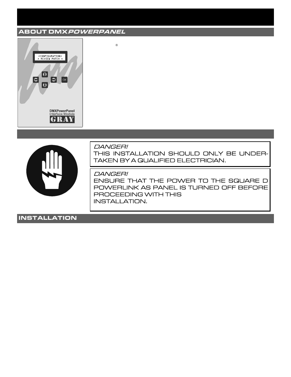 Pathway DMX PowerPanel Installation & Configuration User Manual | 4 pages