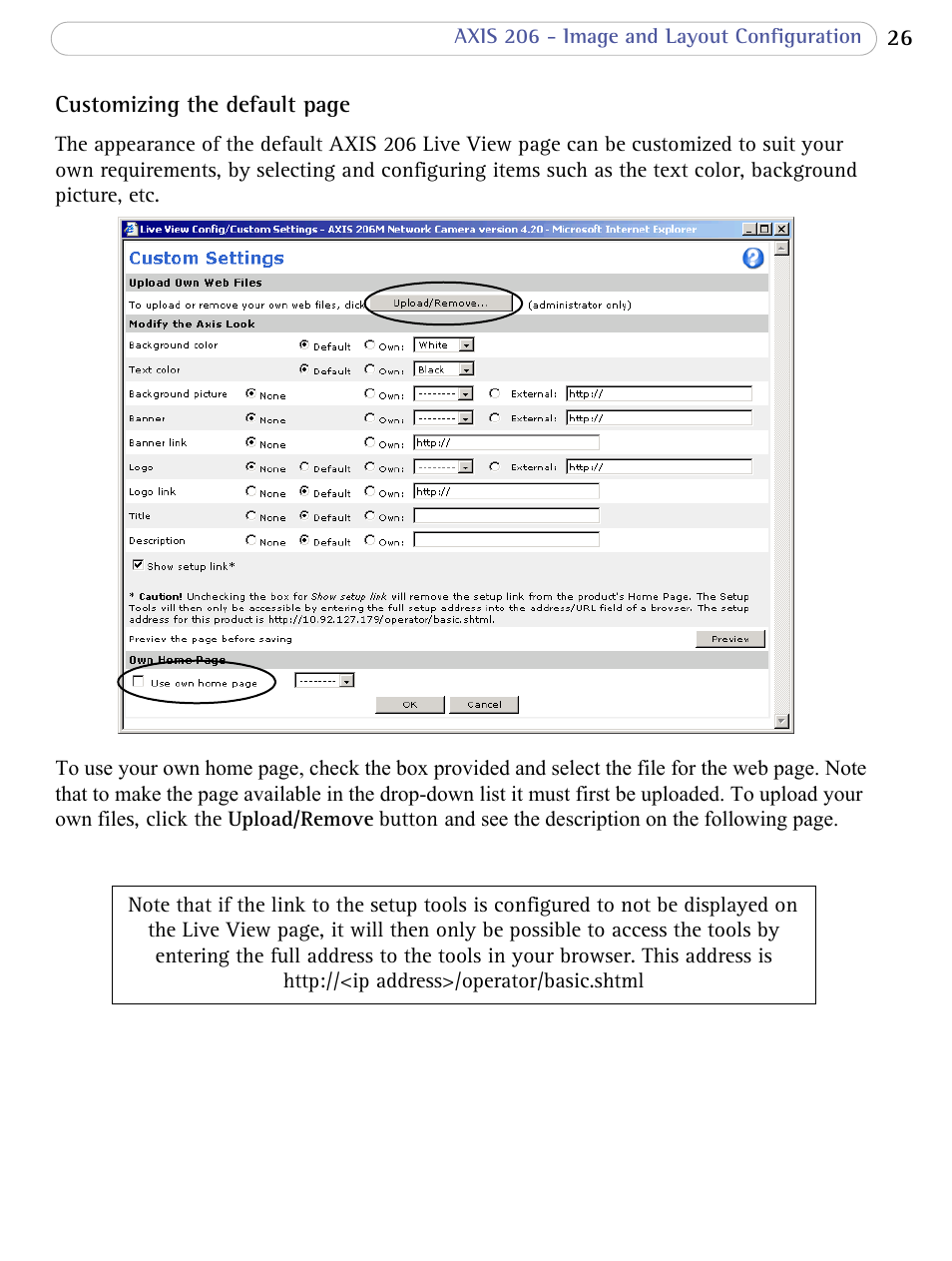 Axis Communications 206 User Manual | Page 27 / 48