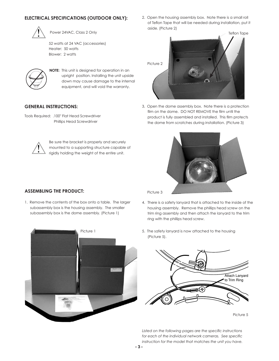 Axis Communications 25734 User Manual | Page 3 / 14
