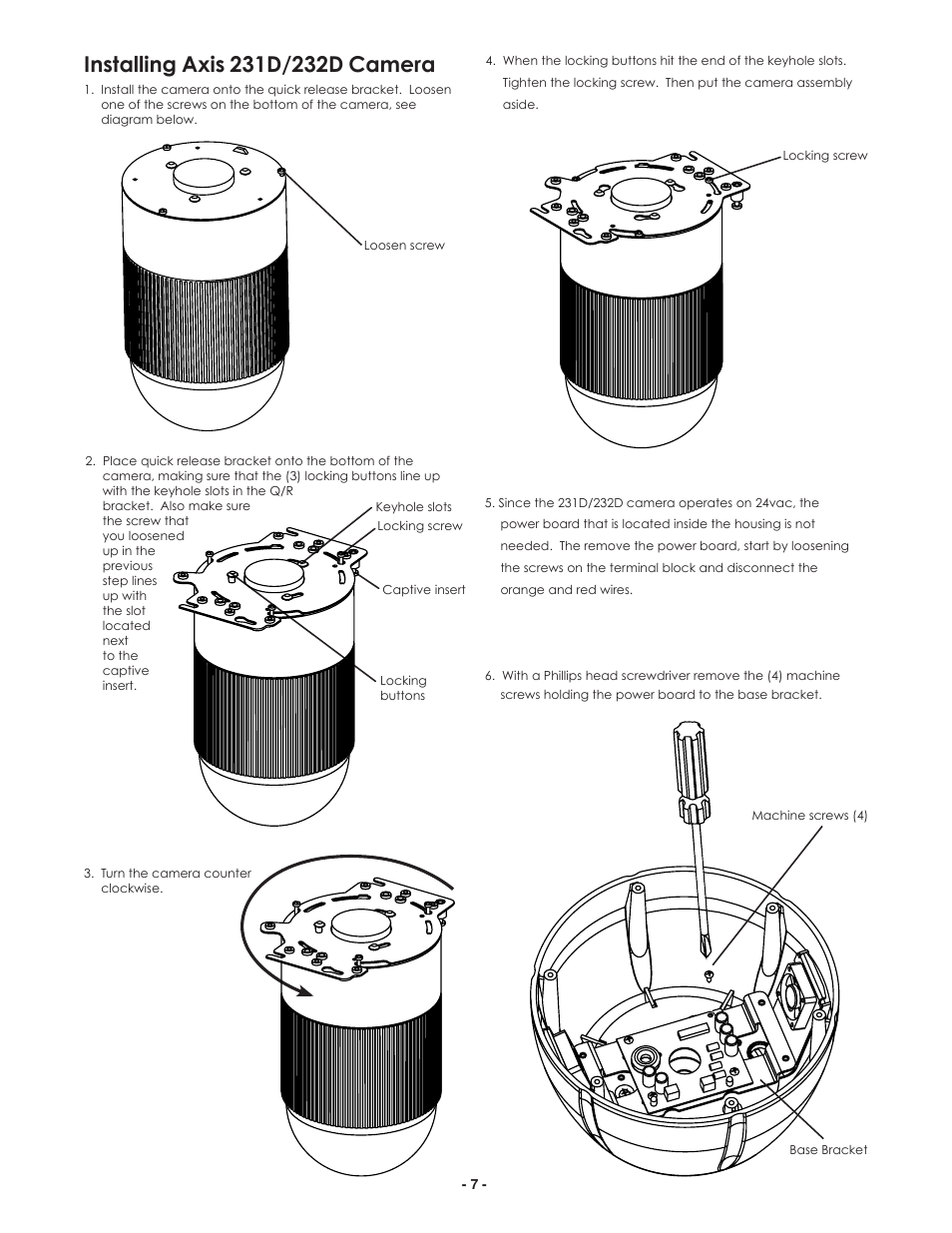 Axis Communications 25734 User Manual | Page 7 / 14