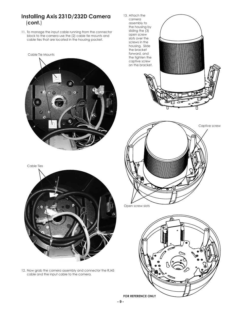 Cont. ) | Axis Communications 25734 User Manual | Page 9 / 14