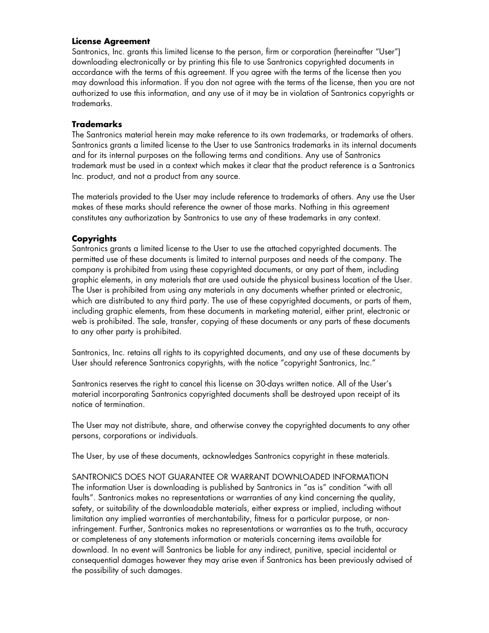 Santronics TelCom 205 Digital/Analog Signal Detector User Manual | 3 pages