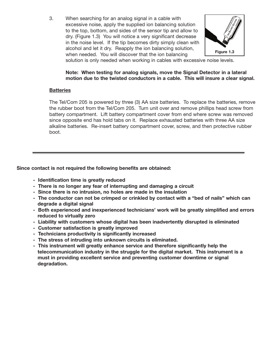 Santronics TelCom 205 Digital/Analog Signal Detector User Manual | Page 3 / 3