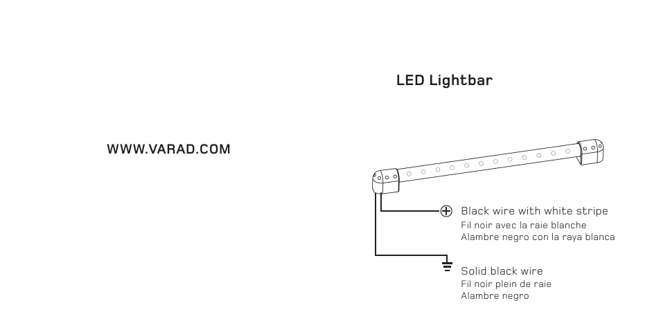 Im-hlwv2.pg2.pdf, Led lightbar | Varad HLW9 / HLW15 - Interior Light bars User Manual | Page 2 / 6