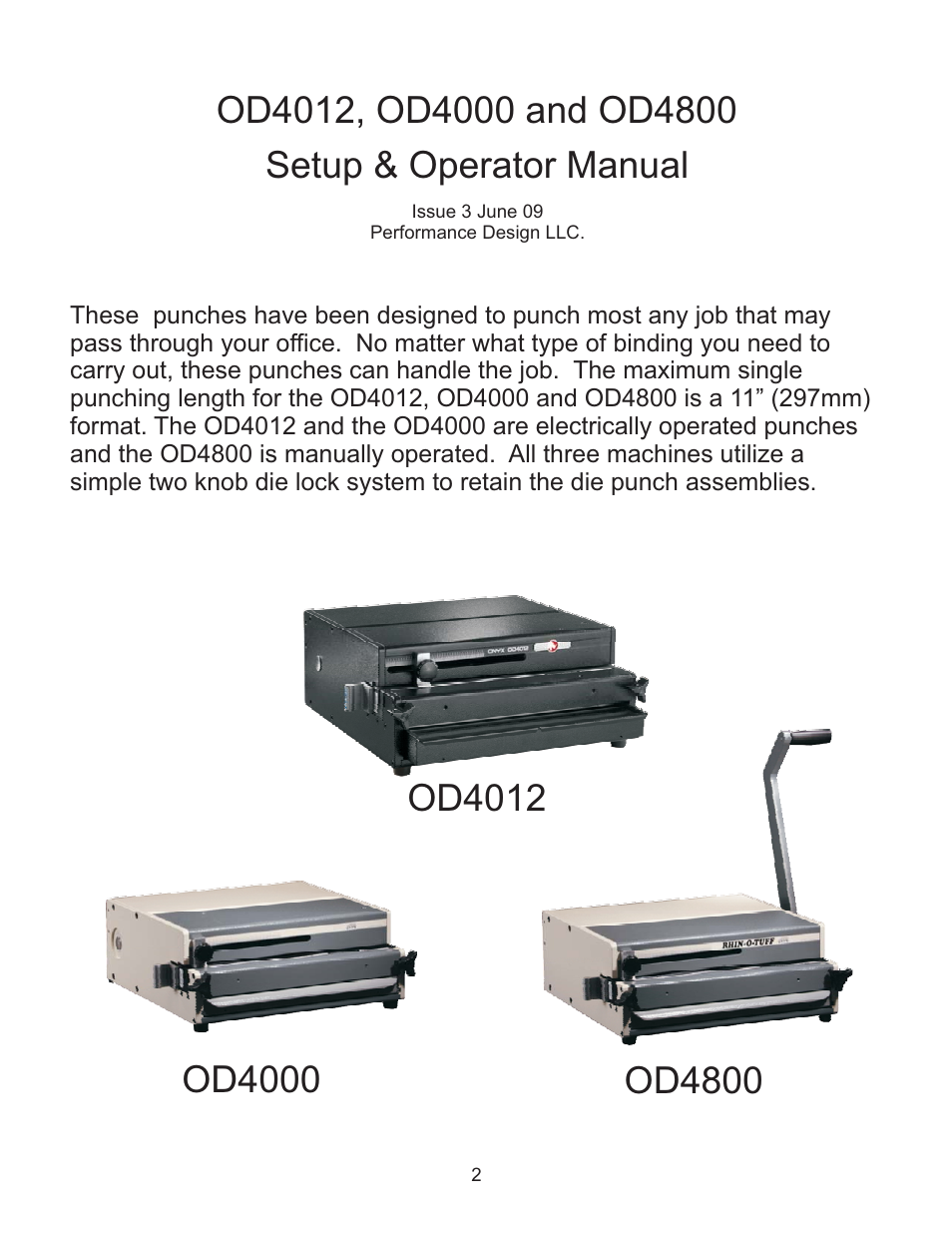 Rhin-O-Tuff OD4012 User Manual | Page 2 / 16