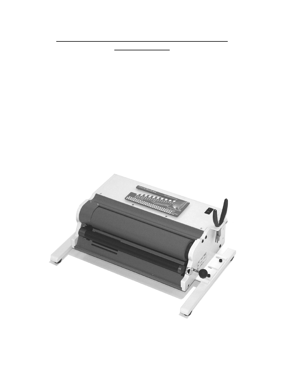 Hd-4170 operator’s training manual | Rhin-O-Tuff HD4170 User Manual | Page 3 / 13