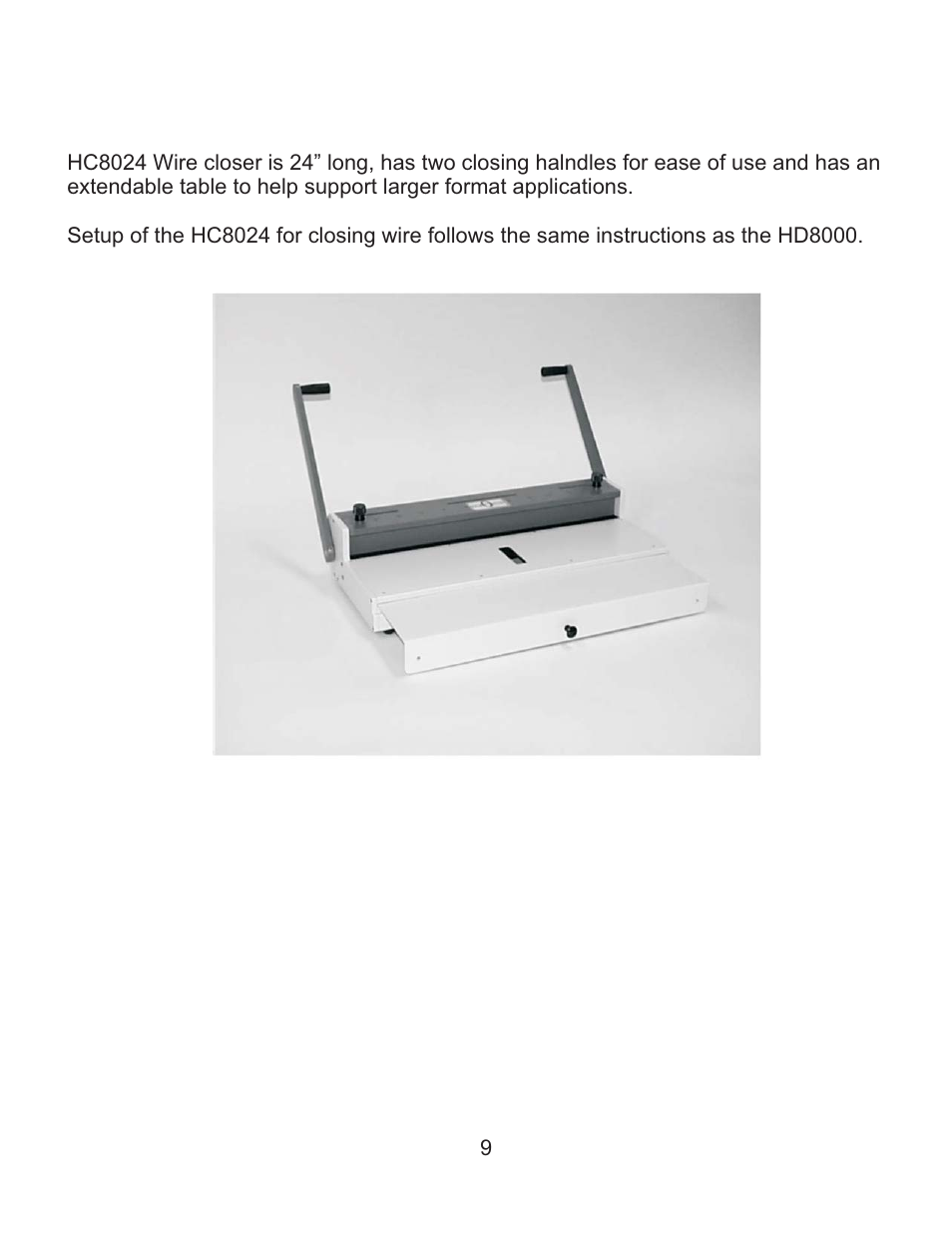Rhin-O-Tuff HC8024 User Manual | Page 9 / 10