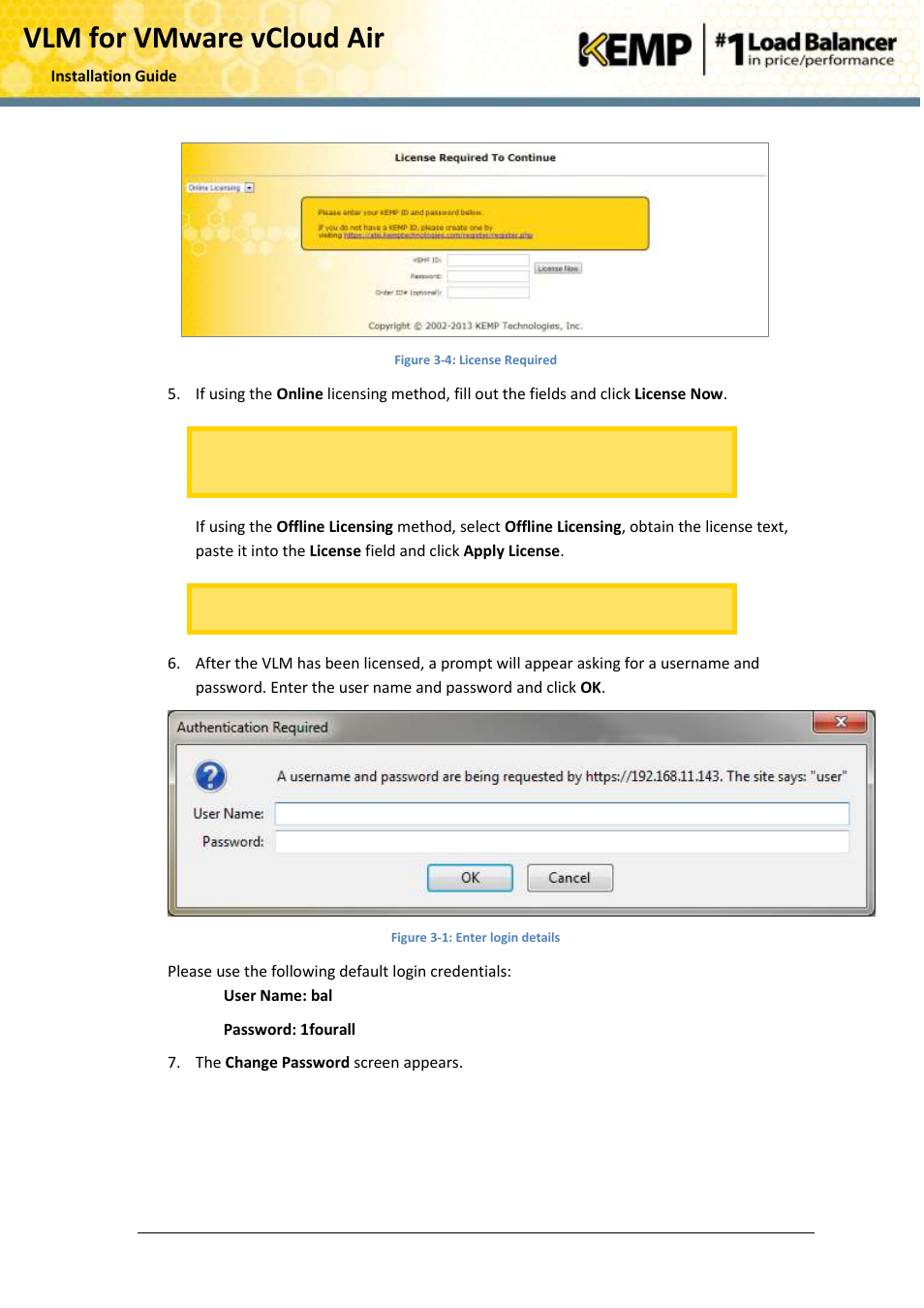 Vlm for vmware vcloud air | KEMP vCloud Air User Manual | Page 10 / 24