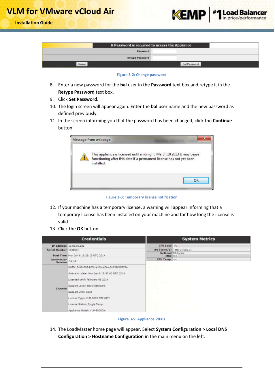 Vlm for vmware vcloud air | KEMP vCloud Air User Manual | Page 11 / 24