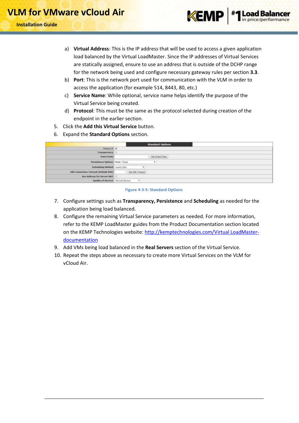 Vlm for vmware vcloud air | KEMP vCloud Air User Manual | Page 13 / 24