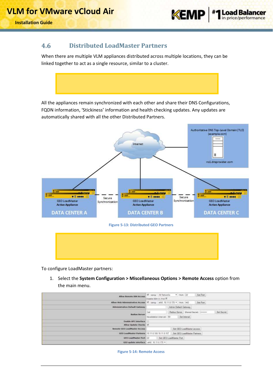 Distributed loadmaster partners, Vlm for vmware vcloud air | KEMP vCloud Air User Manual | Page 19 / 24