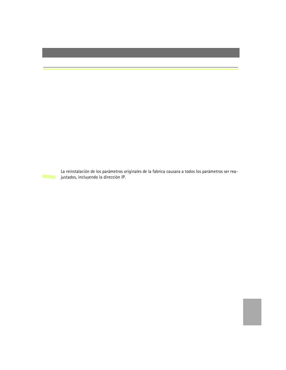 Incluir los parámetros por defecto | Axis Communications 2420 W/Lens User Manual | Page 101 / 103