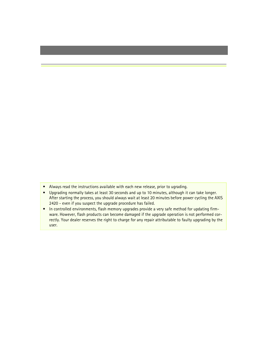 Appendix e - updating the firmware | Axis Communications 2420 W/Lens User Manual | Page 63 / 103