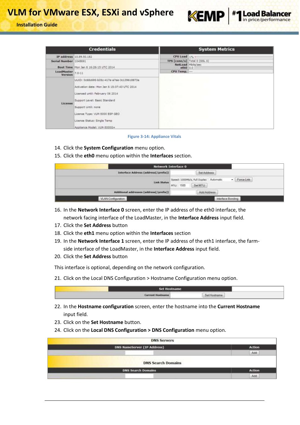Vlm for vmware esx, esxi and vsphere | KEMP VMware ESX User Manual | Page 17 / 22