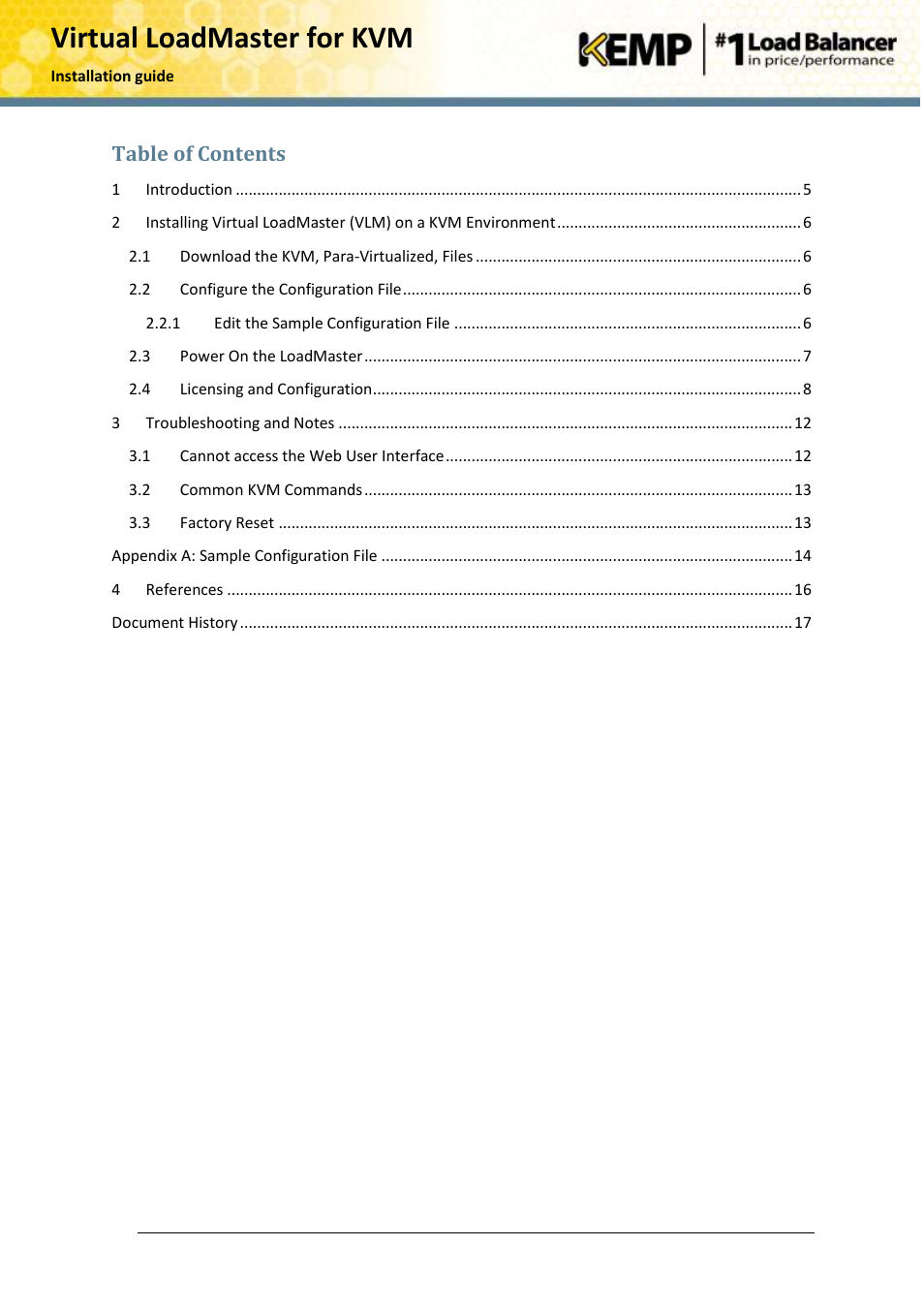 KEMP KVM User Manual | Page 4 / 17