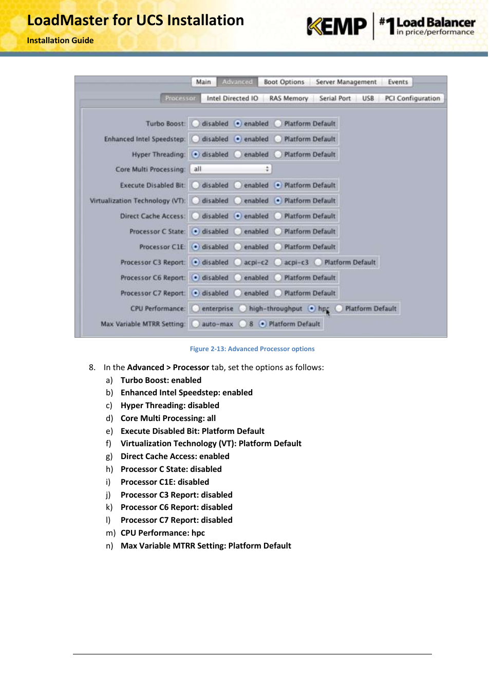 KEMP Cisco B-Series User Manual | Page 13 / 27