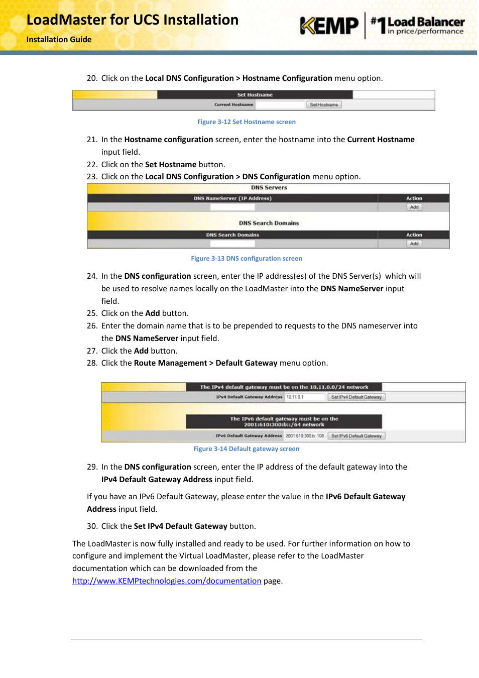 KEMP Cisco B-Series User Manual | Page 22 / 27