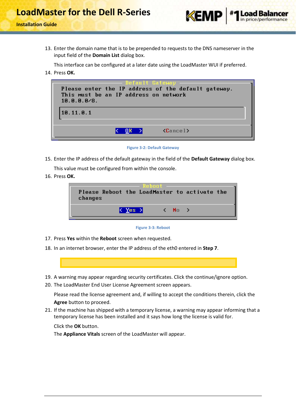 KEMP R Series User Manual | Page 13 / 25