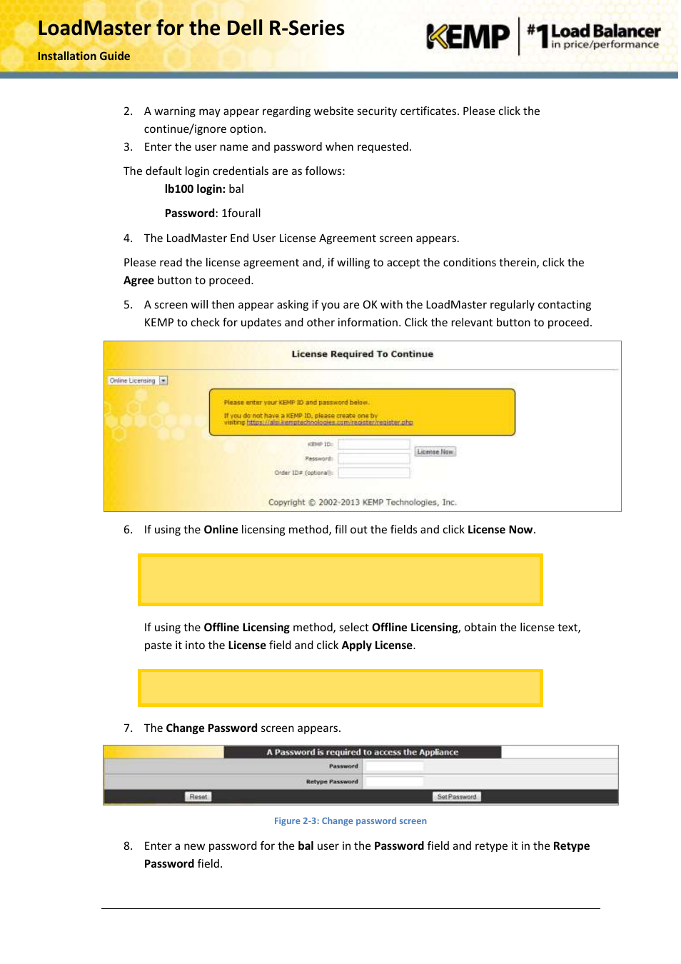 KEMP R Series User Manual | Page 8 / 25