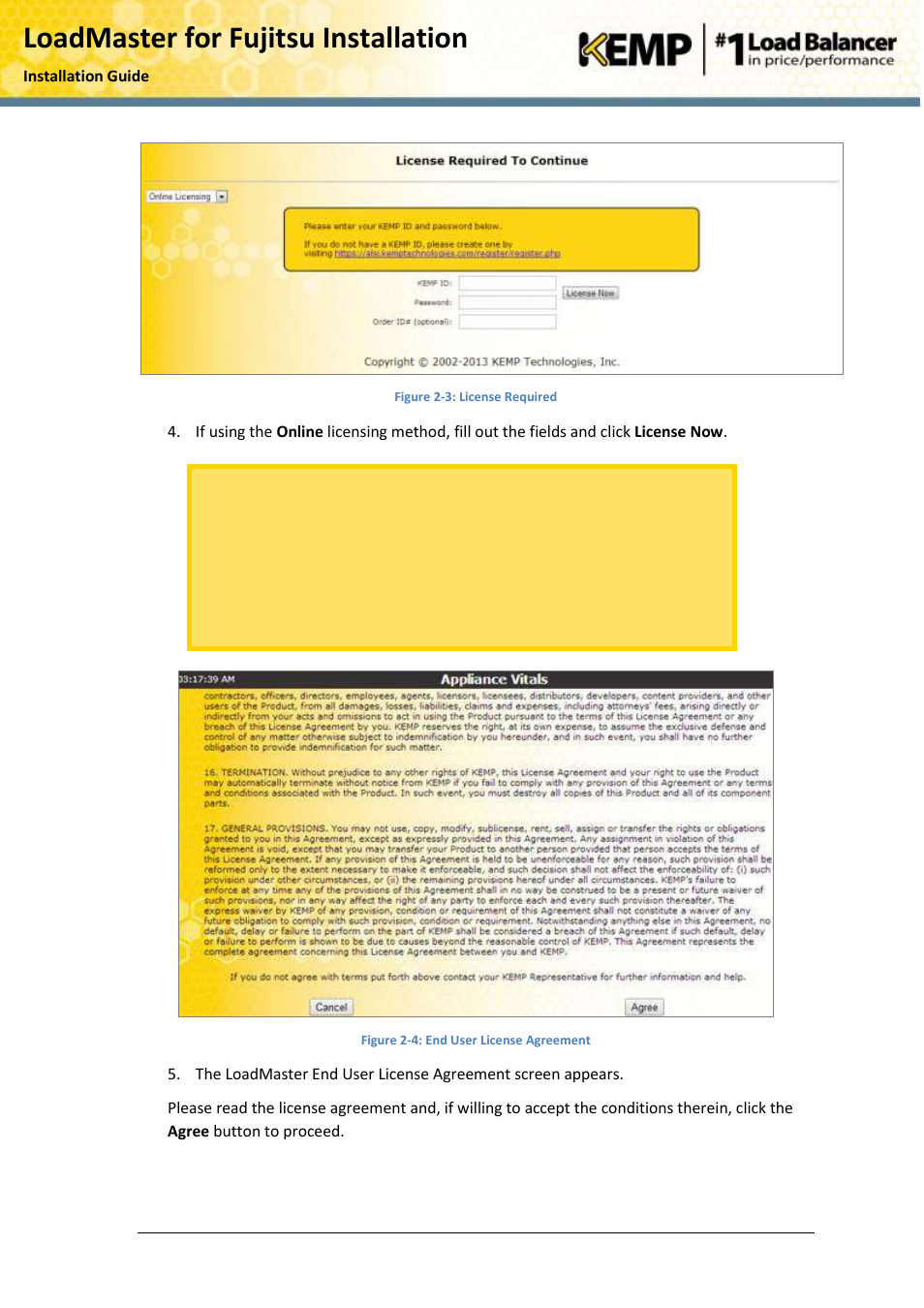 Loadmaster for fujitsu installation | KEMP PRIMERGY RX User Manual | Page 8 / 15