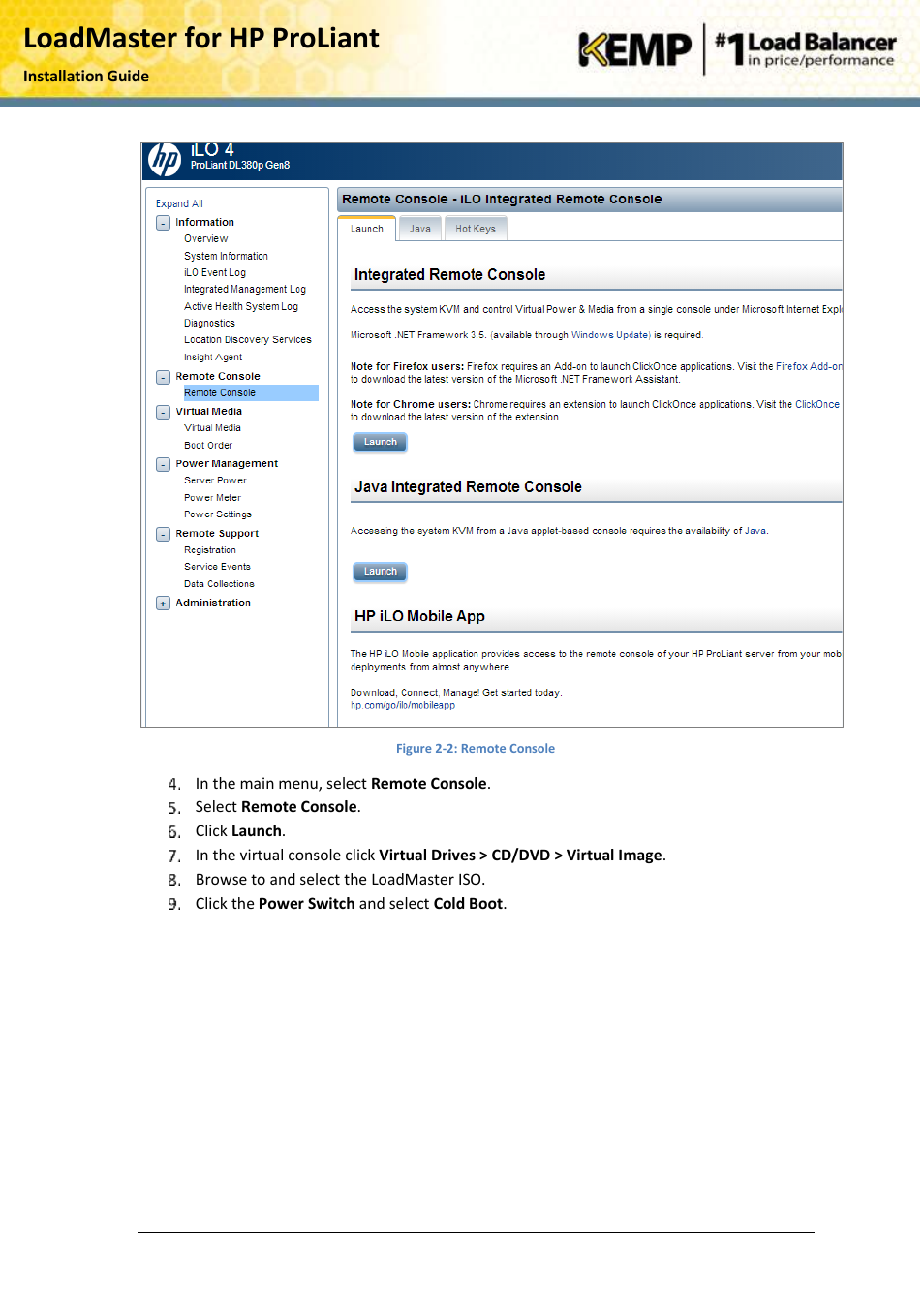 Loadmaster for hp proliant | KEMP ProLiant DL User Manual | Page 7 / 16