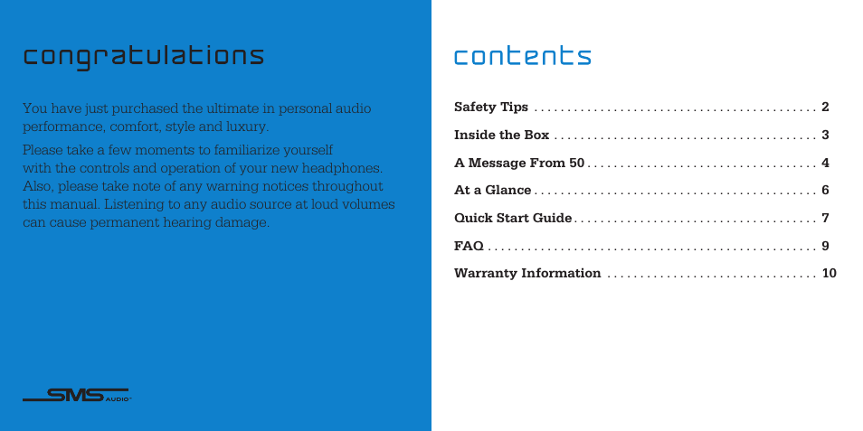 SMS Audio STREET by 50 User Manual | Page 2 / 9