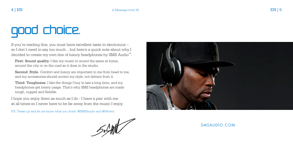 SMS Audio STREET by 50 User Manual | Page 4 / 8