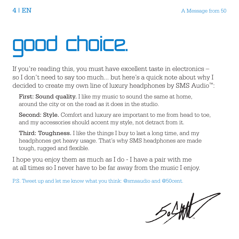 SMS Audio STREET by 50 User Manual | Page 6 / 16