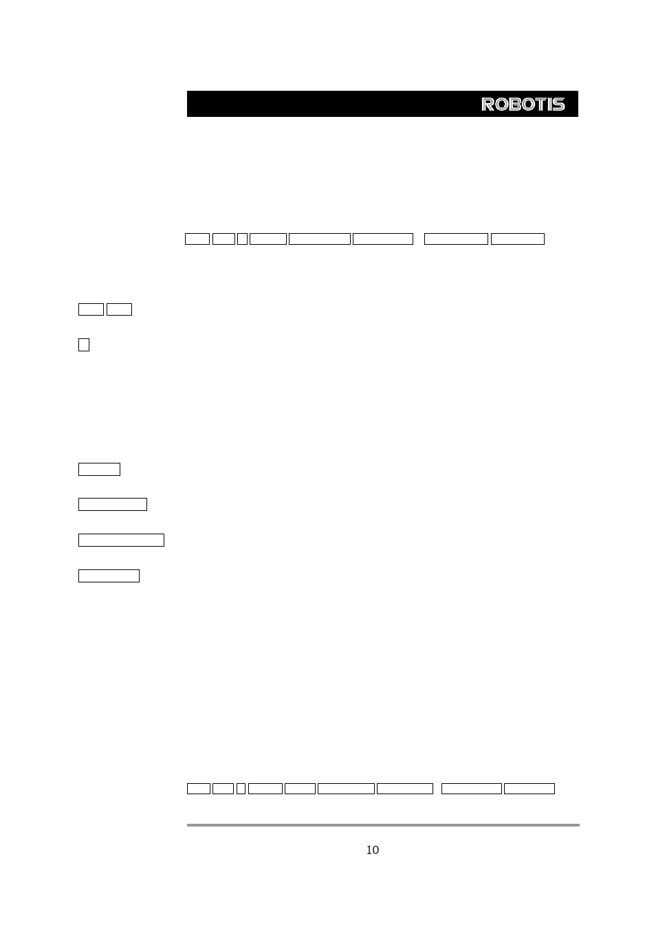 Dynamixel ax-12, 2. instruction packet, 3. status packet(return packet) | Axis Communications Dynamixel AX-12 User Manual | Page 11 / 38