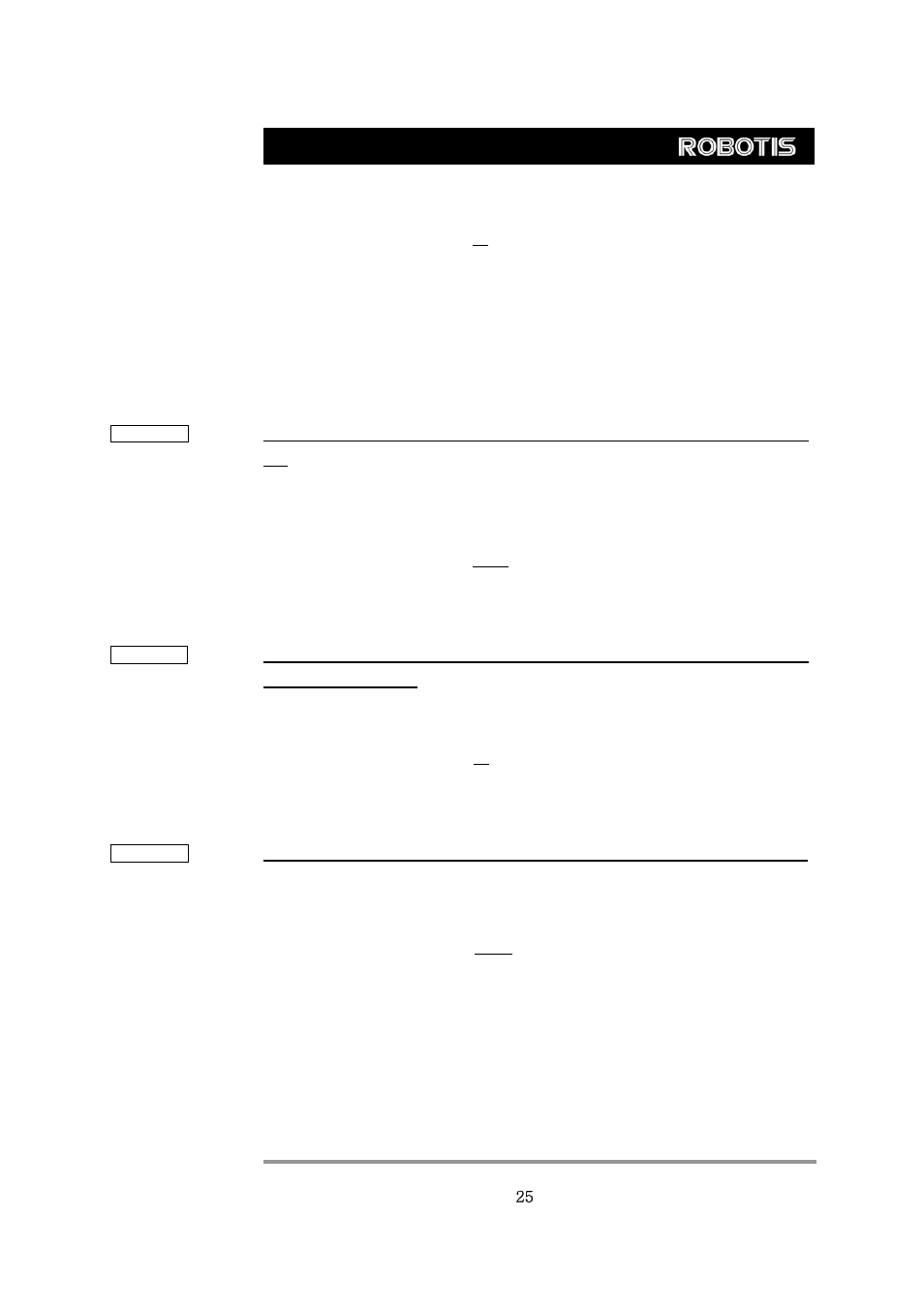 Dynamixel ax-12 | Axis Communications Dynamixel AX-12 User Manual | Page 26 / 38